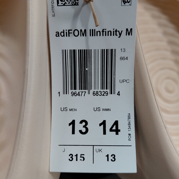 NEW Adidas Mens Adifom Futuristic Infinity Mule Warm Vanilla Slip-On Clogs SZ 13 - Picture 6 of 14
